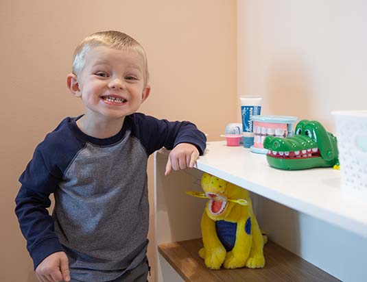 Comfortable exciting dental experience for kids